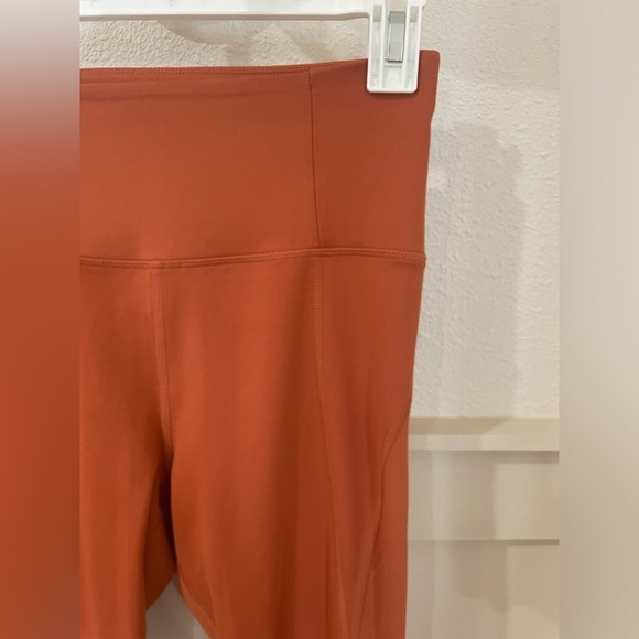 Girlfriend Collective High-Waisted Orange Leggings Yoga Pants Size Small - Picture 4 of 13